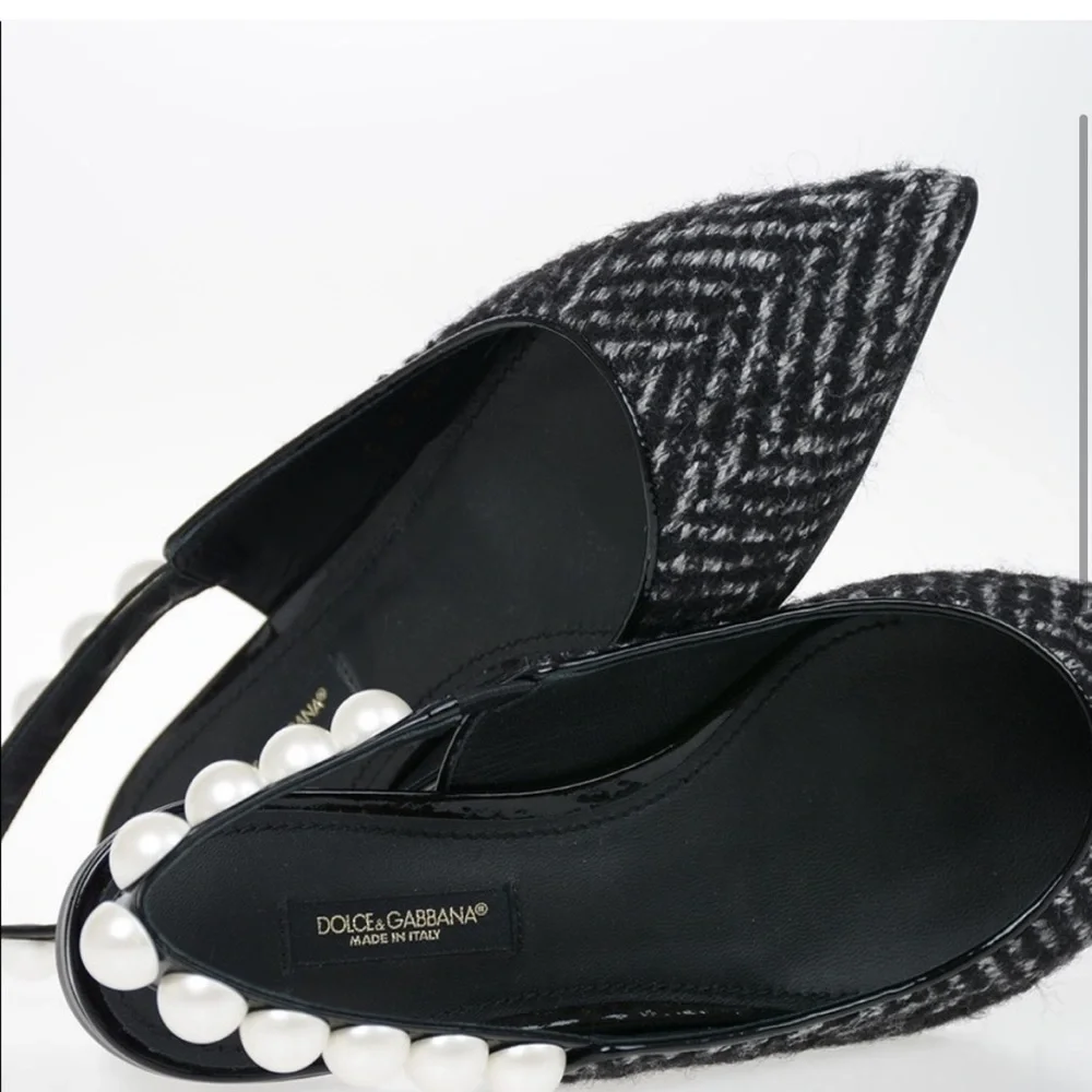 Dolce and Gabbana Tweed flats - Picture 2 of 7